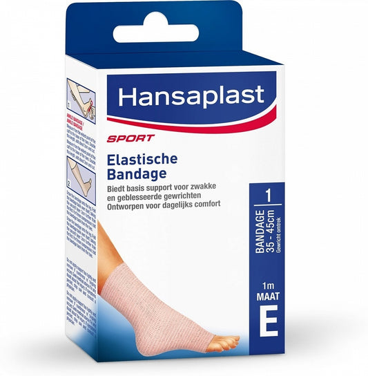 Hansaplast Sport Elastische Bandage -  Maat E 1 Meter