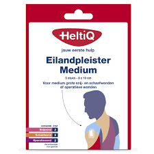 Heltiq Medium 8x10 Cm - Eilandpleister 5 Stuks