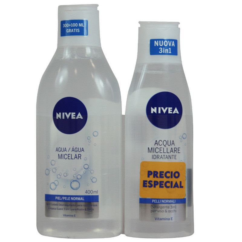 Nivea Set Micellar Water 400Ml + 200Ml 3In1
