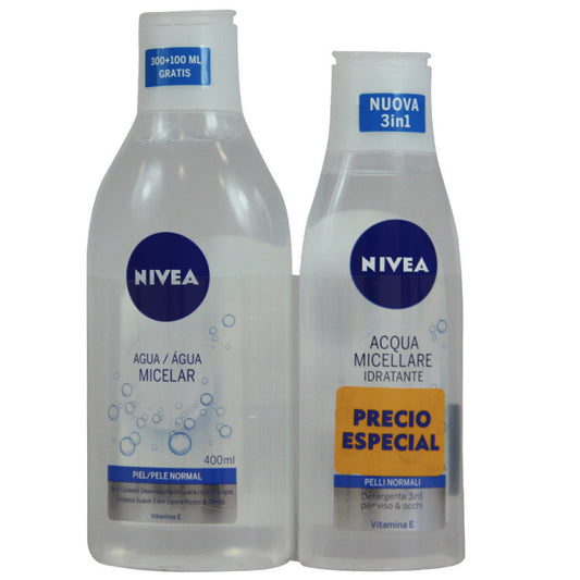 Nivea Set Micellar Water 400Ml + 200Ml 3In1