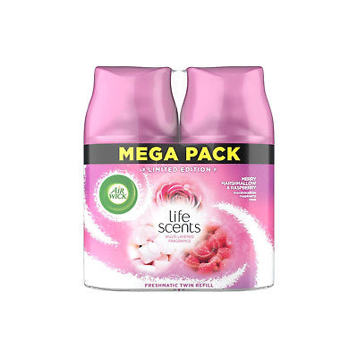 Airwick Refill 250Ml Twin Pack Marshmallow & Raspberry
