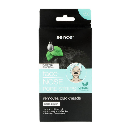 Sence Display Nose Pore Strips Charcoal Normal Skin [