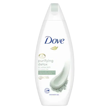 Dove Bodywash 250Ml Purifying Detox Green Clay