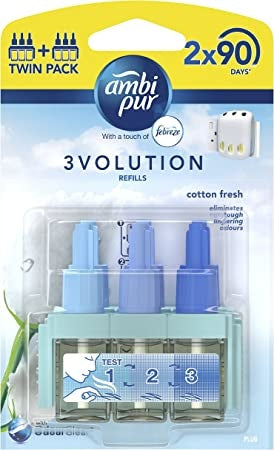Ambi Pur 3Volution 20Ml 2Pack Refill Crocus & Blue