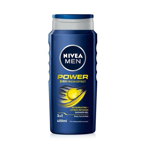 Nivea Bodywash 400Ml Power Refresh For Men