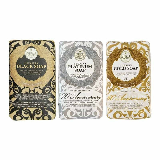 Nesti Dante Gift Set 250Gr Luxury Black & Gold & Platinum