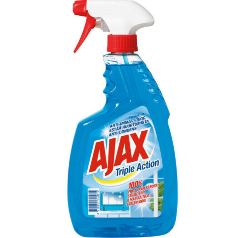 Ajax Glass Spray 750ml Degrease&Anti-Traces