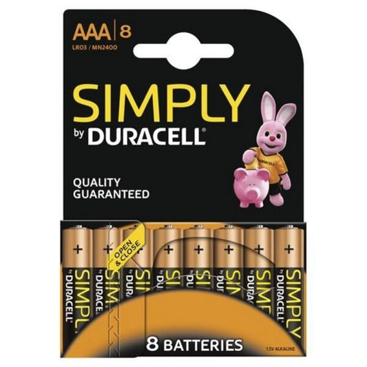 Duracell Aaa Simply 8Pack