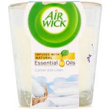 Airwick Candle 105Gram Essential Oils Cotton And Linen