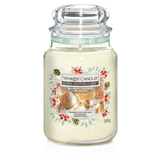 Yankee Large Jar Glistening Chr 538G