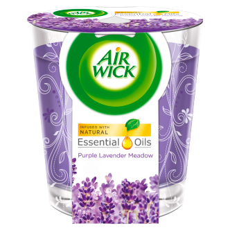 Airwick Candle 105Gram Essential Oils Purple Lavender Meadow