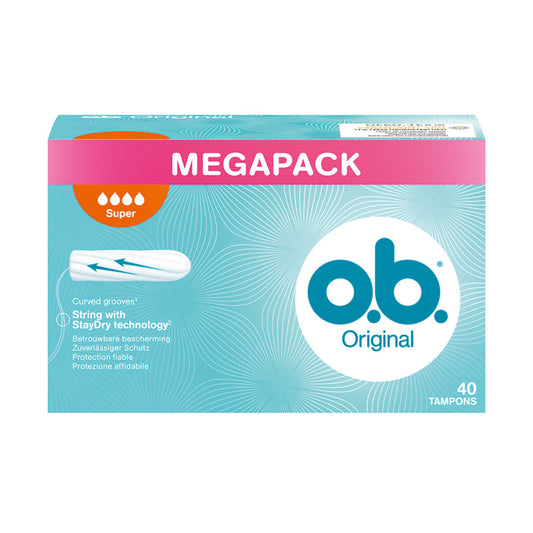 O.B. Tampons 40St Super Megapack