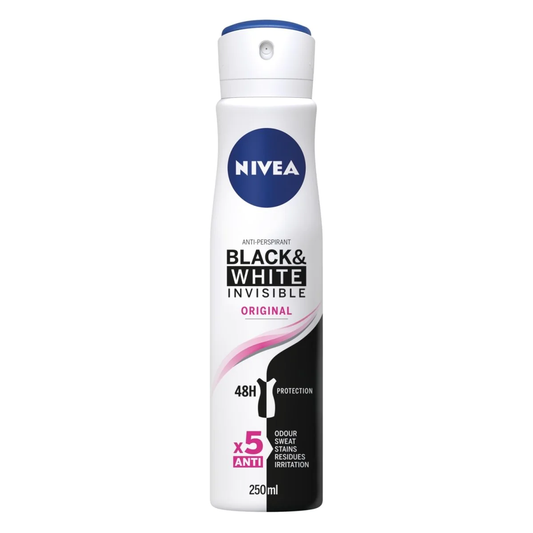 Nivea Deodorant Invisible Black & White - 250mL