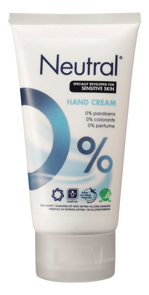 Neutral Hand Cream 75ml Tube Sensitive Skin 0%