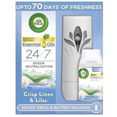 Airwick Fresh Matic + Refill Crisp Linen & Lilac