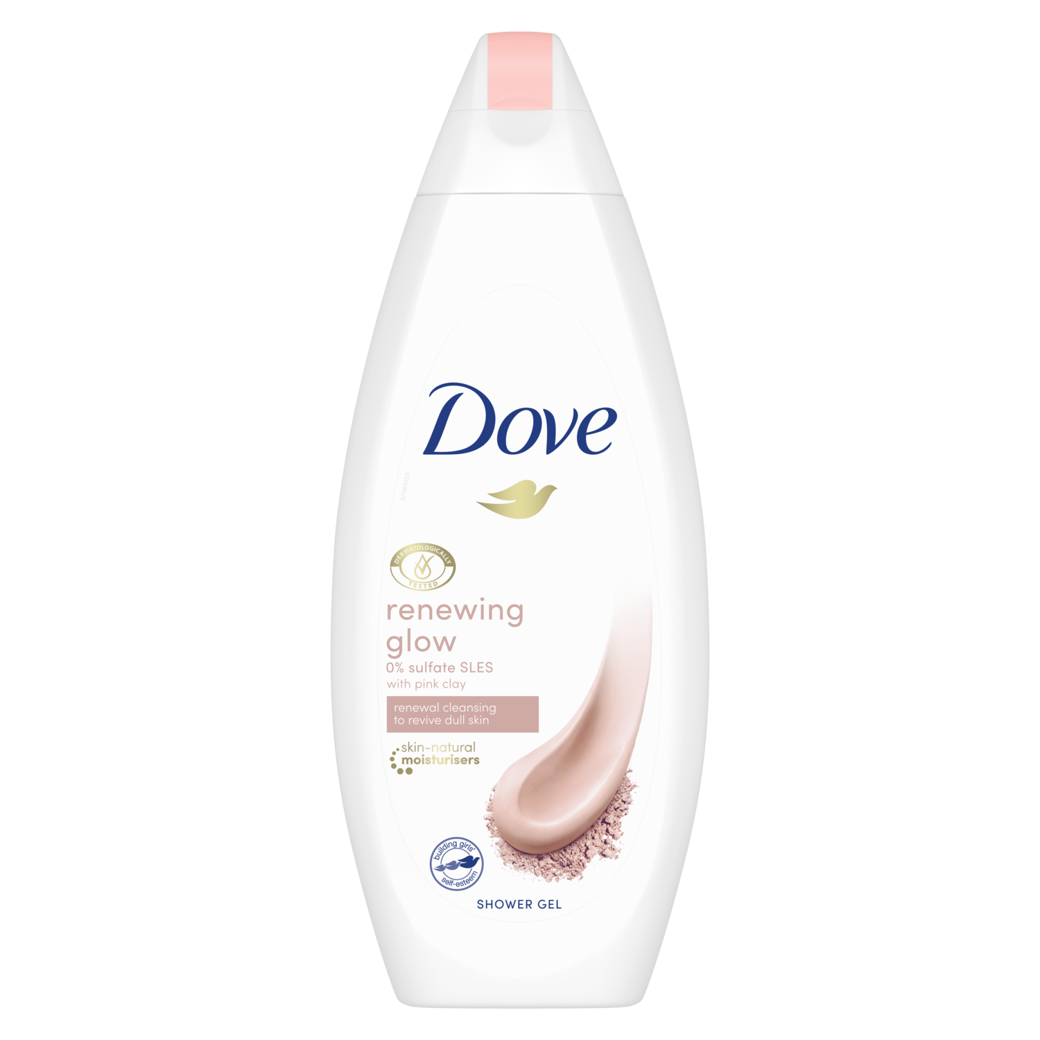 Dove Bodywash 250Ml Renewing Glow/Pink Clay