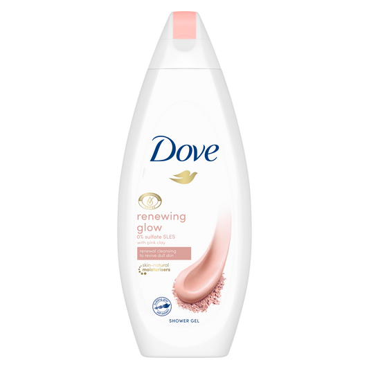 Dove Bodywash 250Ml Renewing Glow/Pink Clay