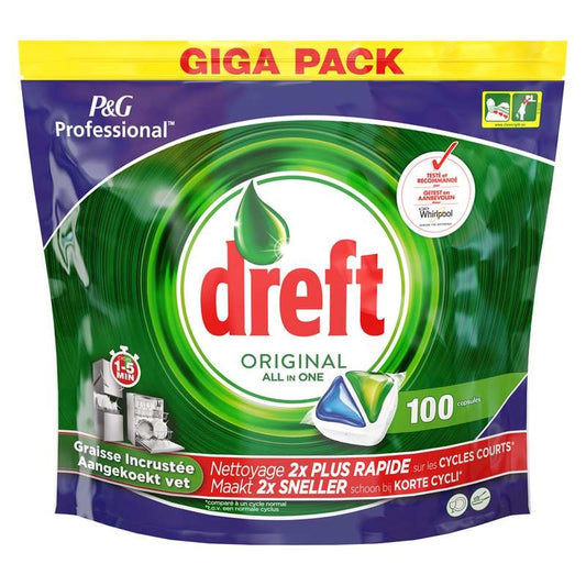 Dreft All-In-1 Tabs 100St Regular