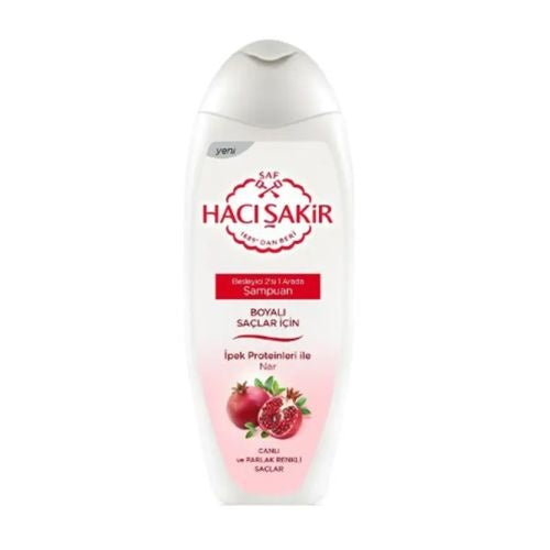 Haci Sakir 2/1 Shampoo Granaatappel Gekleurd Haar - 500 ml