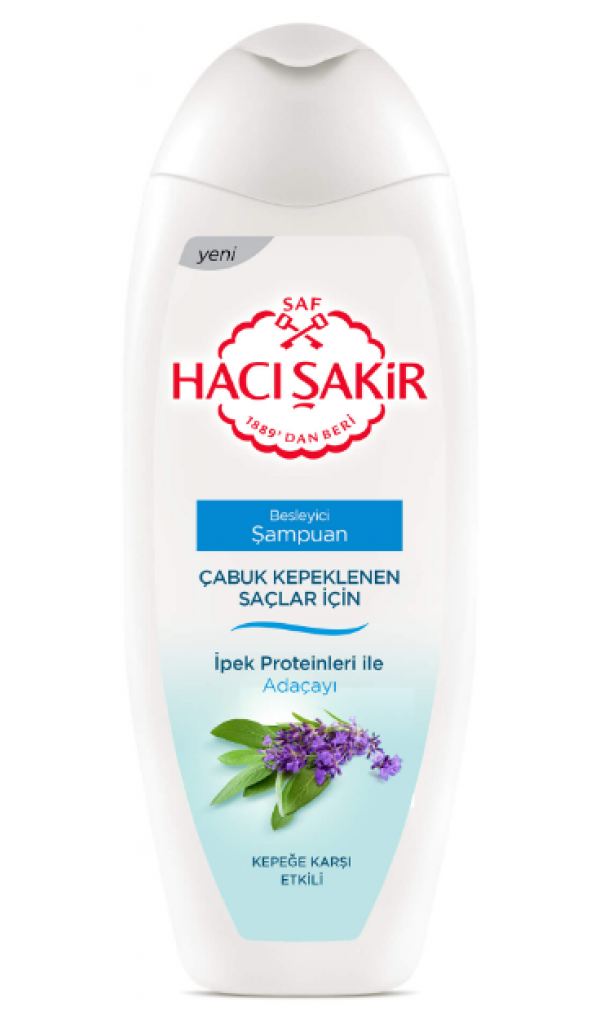 Haci Sakir Shampoo Salie Anti Roos 500 ml
