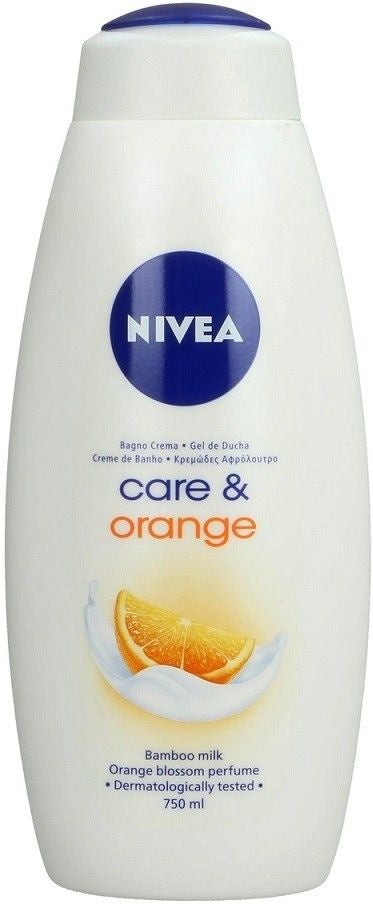 Nivea Body Wash 750Ml Care & Orange