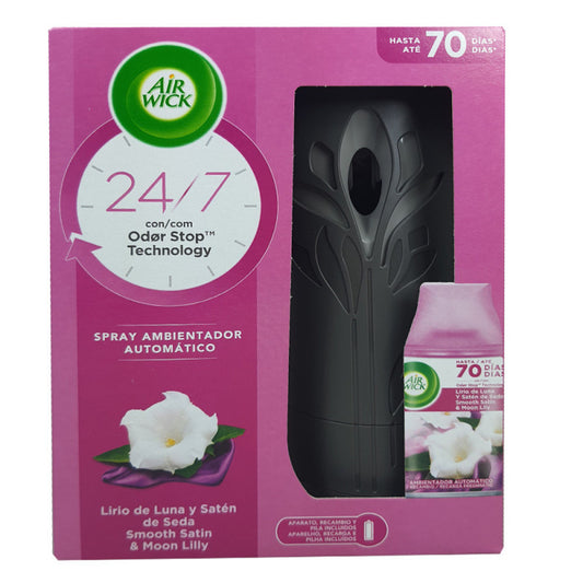 Airwick Fresh Matic  + Refill Satin & Moon Lilly (Bl)