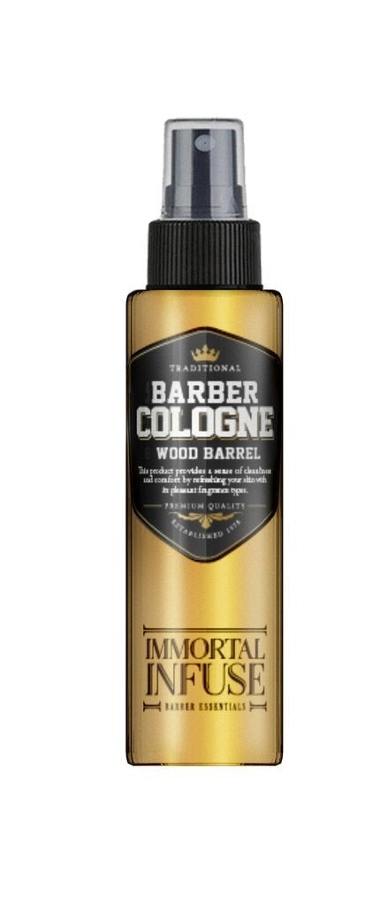 Immortal Infuse Barber Cologne Spray - Wood Barrel 150 Ml