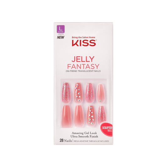 Kiss Jelly Fantasy Nails - Be Jelly 28 Stuks