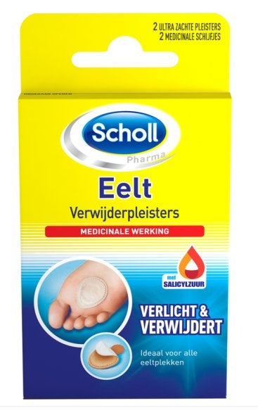 Scholl Eelt Verwijderpleister - 4 Stuks