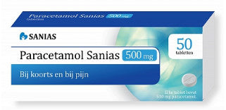 Sanias Paracetamol 500 Mg - 50 Stuks