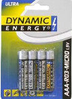 Dynamic Energy R03 Aaa Ultra - 4 Stuks