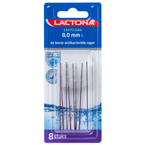 Lactona Easyclean L 8,0mm - Rager 8 Stuks