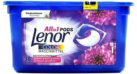 Lenor Wasmiddel - 3 In 1 Pods Color 38 Stuks