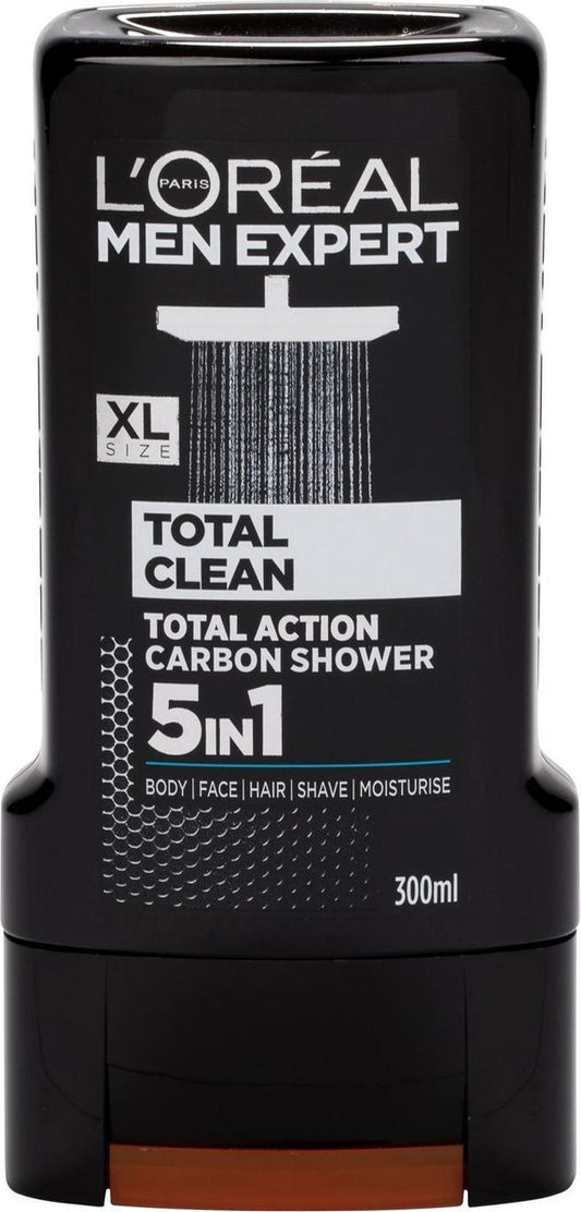 L'oréal Men Expert Total Clean 5 In 1 - Douchegel 300ml