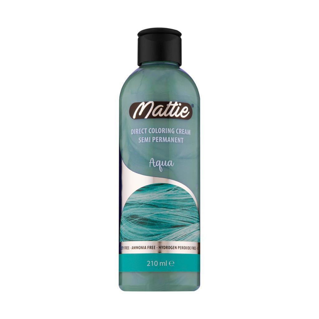 Mattie Direct Coloring Cream Semi-Permanent  - Aqua 210ml