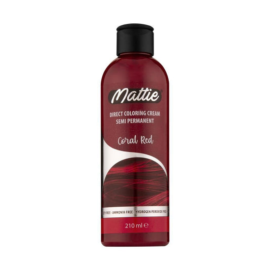 Mattie Direct Coloring Cream Semi-Permanent  - Coral Red