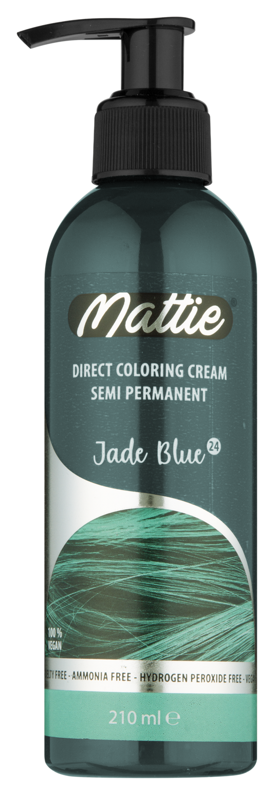 Mattie Direct Coloring Cream Semi-Permanent - Jade Blue 210ml