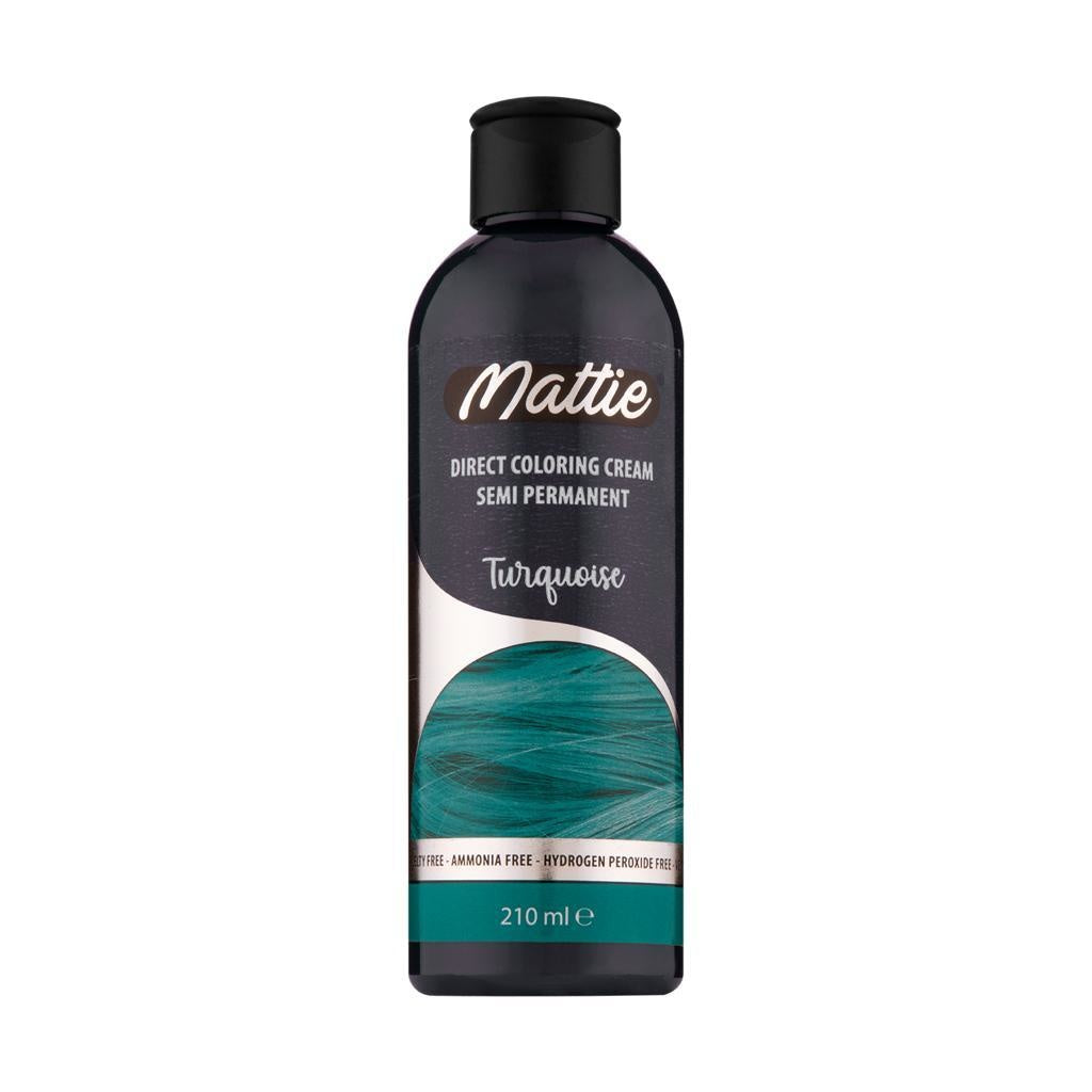 Mattie Direct Coloring Cream Semi-Permanent  - Turquoise 210ml