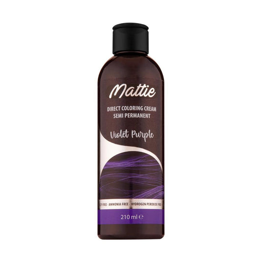 Mattie Direct Coloring Cream Semi-Permanent  - Violet Purple 210ml