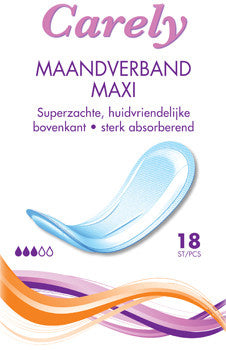 Carely Maandverband Maxi - 18 Stuks