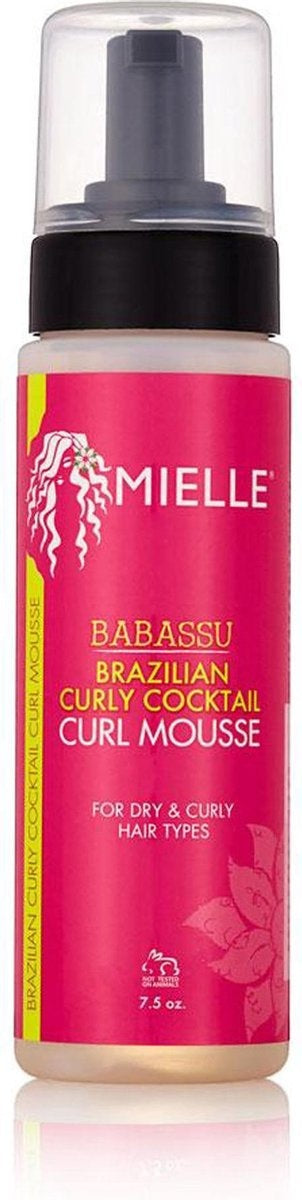 Mielle Organics Babassu - Brazilian Curly Cocktail Curl Mousse  225gr