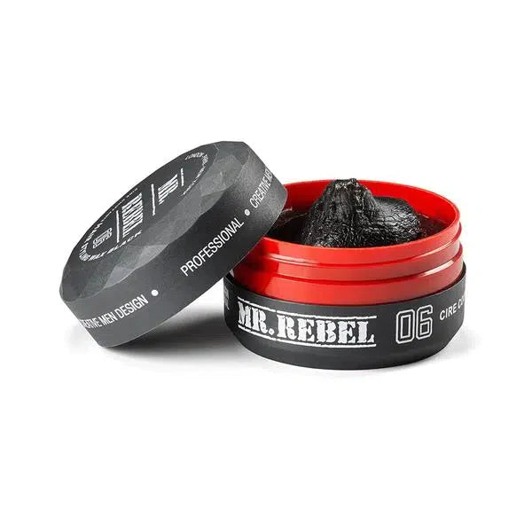 Mr.Rebel Styling Wax 06 Black - Haarwax 150ml