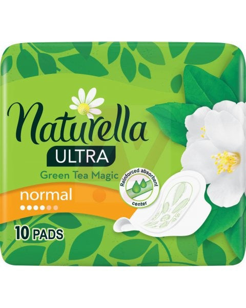 Naturella Green Tea Magic Ultra Maandverband -  Normal 10 Stuks