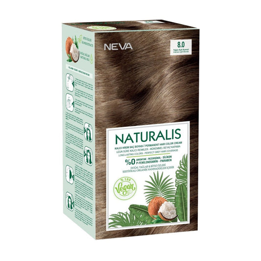 Neva Naturalis Vegan Haarverf - Intens Light Blonde 8.0