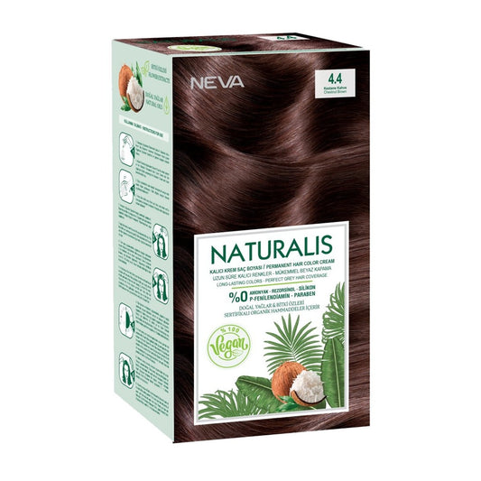 Neva Naturalis Vegan Haarverf - Chestnut Brown 4.4