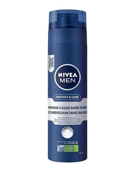 Nivea Men Scheerschuim - Protect & Care Zware Baard 200 Ml