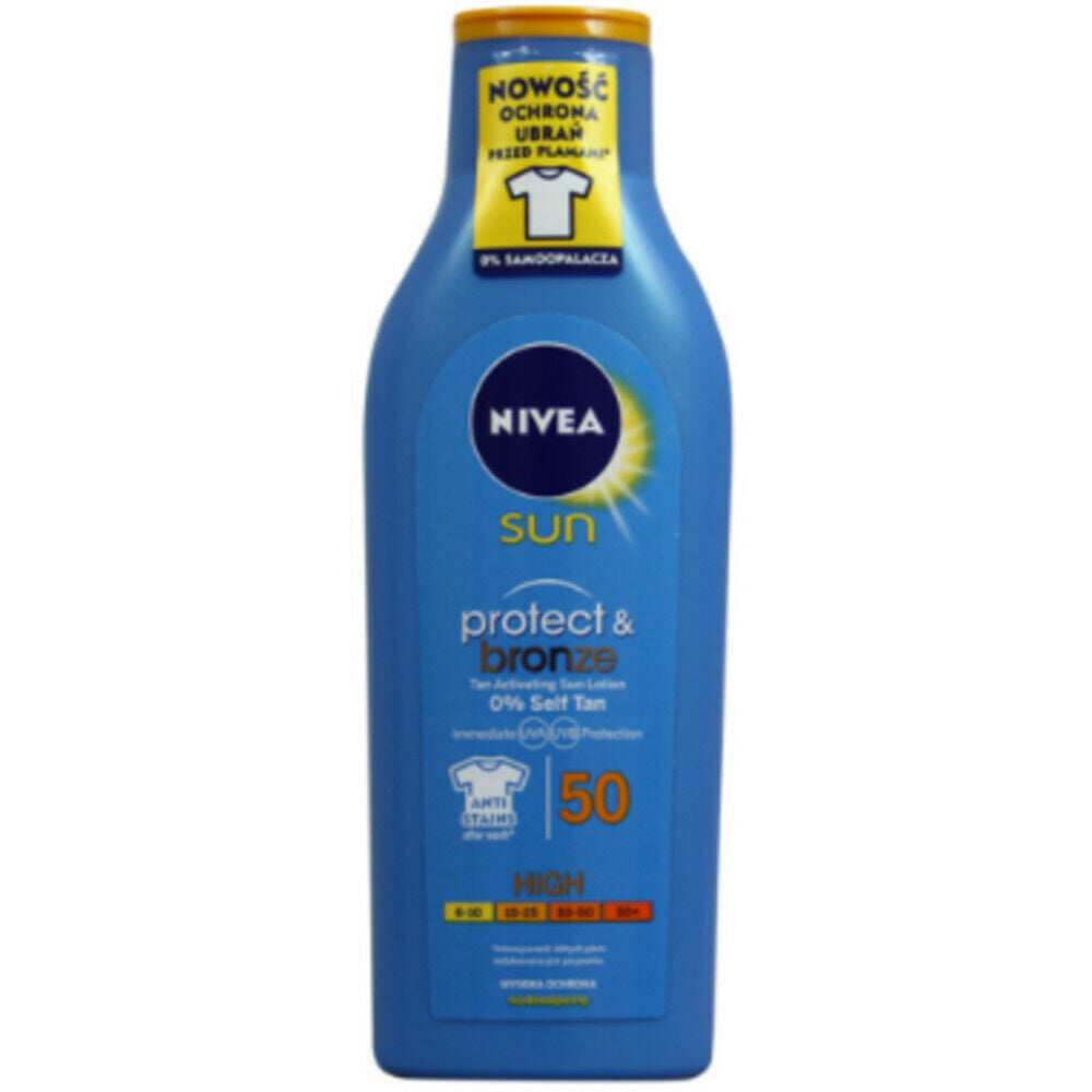 Nivea Sun Protect & Bronze Spf50 - Zonnemelk 200ml