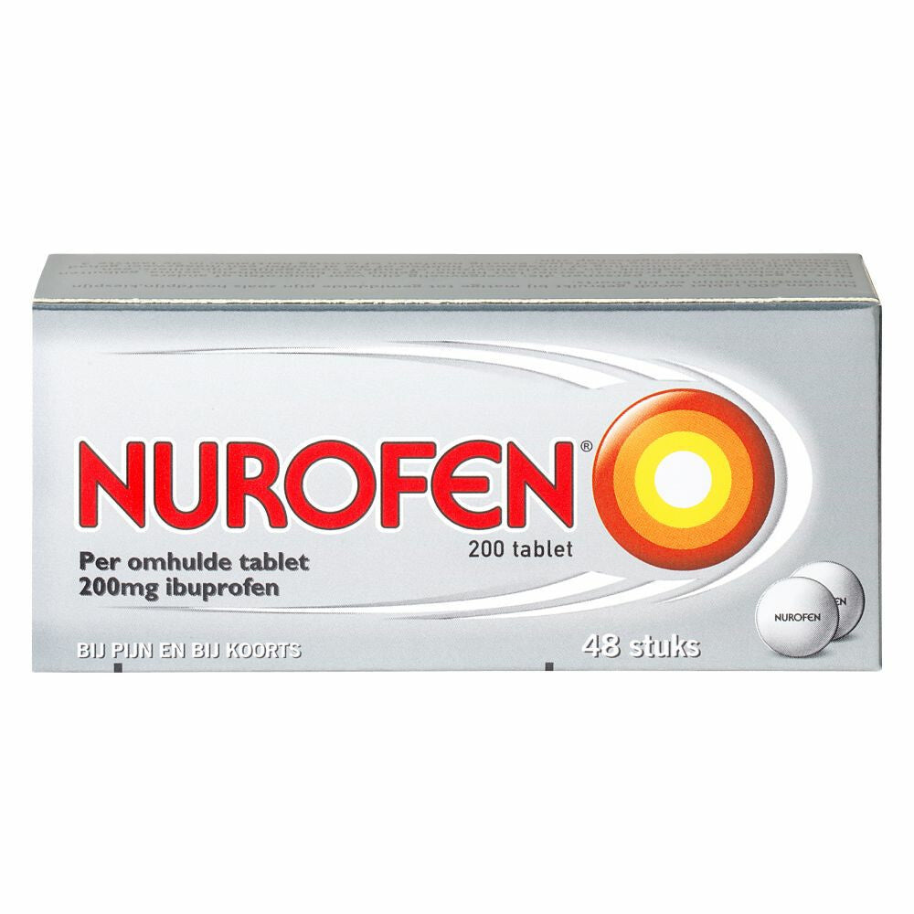 Nurofen 200mg  - Ibuprofen 48 Omhulde Tabletten