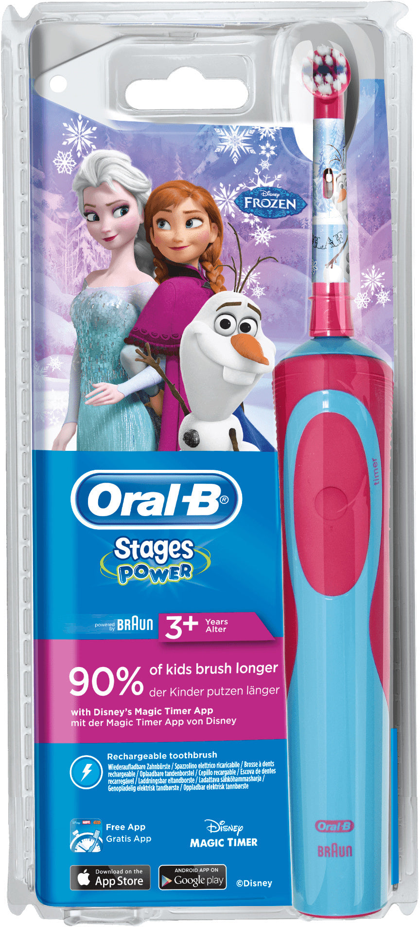 Oral-B Elektrische Tandenborstel -Stages Power Kids Disney Frozen