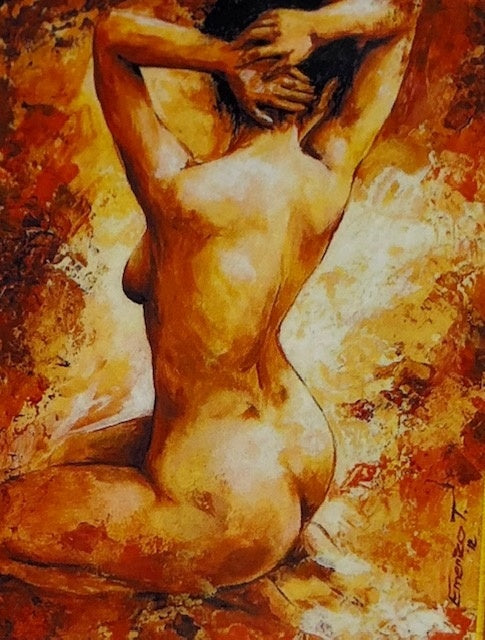 Diamond Painting Naakte Vrouw H380 40 Cm X 50 Cm